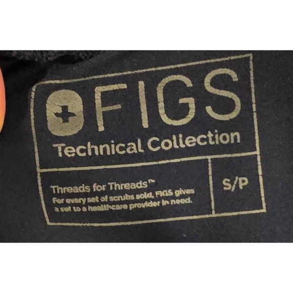 Figs High Waisted Scrub Pants Navy Size SP - Picture 9 of 11